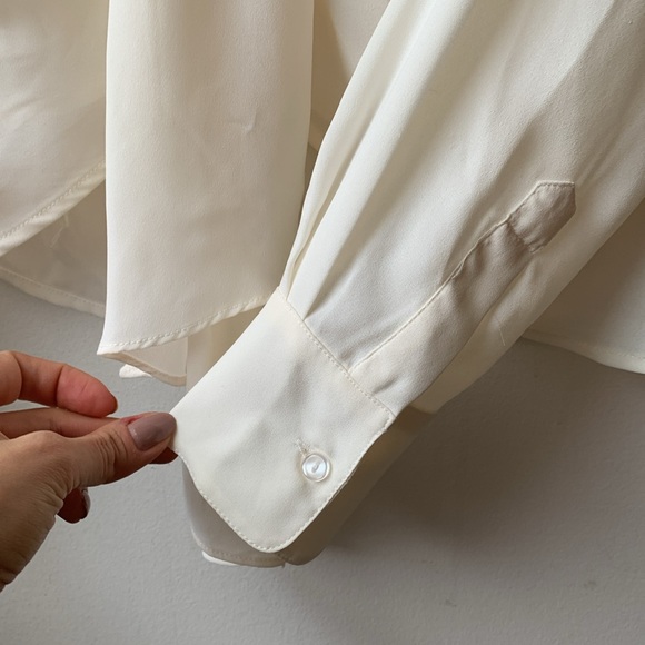 Deep V-Neck Blouse - Picture 5 of 13